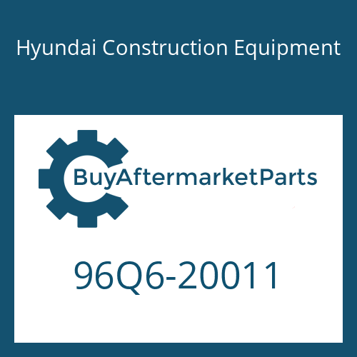 Hyundai Construction Equipment 96Q6-20011 - DECAL-MODEL NAME
