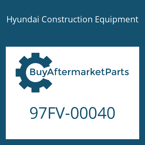 Hyundai Construction Equipment 97FV-00040 - DECAL-MODEL NAME for Heavy Equipment