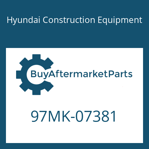 Hyundai Construction Equipment 97MK-07381 - DECAL-CONTROL