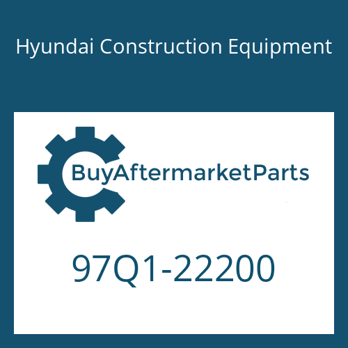 Hyundai Construction Equipment 97Q1-22200 - DECAL-SPEC