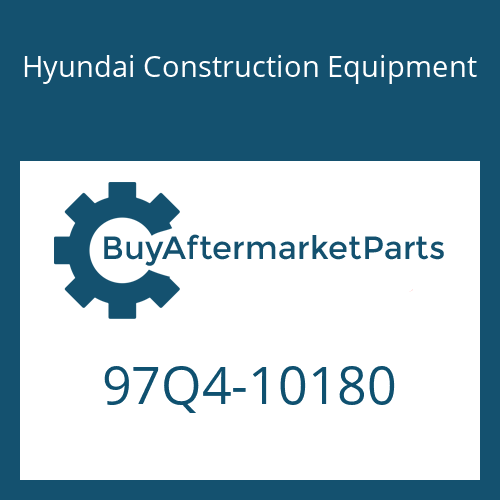 Hyundai Construction Equipment 97Q4-10180 - DECAL-MODEL NAME