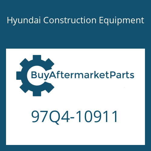 Hyundai Construction Equipment 97Q4-10911 - DECAL-SERVICE INSTRUCTION