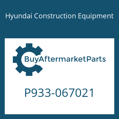 Hyundai Construction Equipment P933-067021 - HOSE ASSY-ORFS&amp;THD for Heavy Equipment