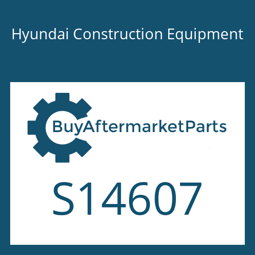 Hyundai Construction Equipment S14607 - BLOCK-SHAFT for Heavy Equipment