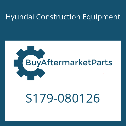 Hyundai Construction Equipment S179-080126 - SCREW-SOCKET