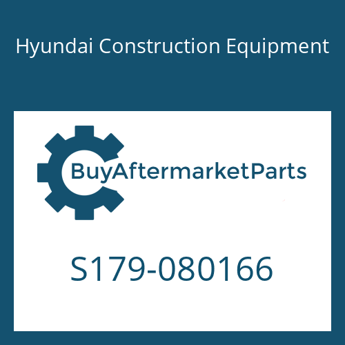 Hyundai Construction Equipment S179-080166 - SCREW-SOCKET