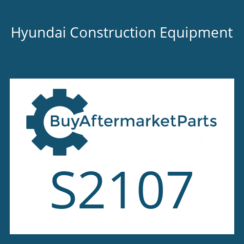 Hyundai Construction Equipment S2107 - PLUG