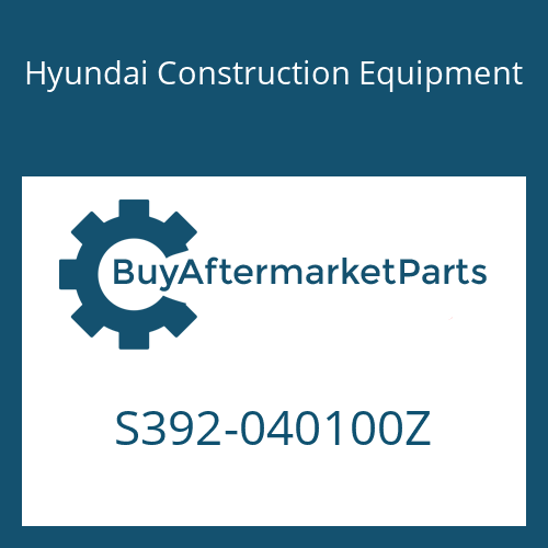 Hyundai Construction Equipment S392-040100Z - SHIM-ROUND 2.0