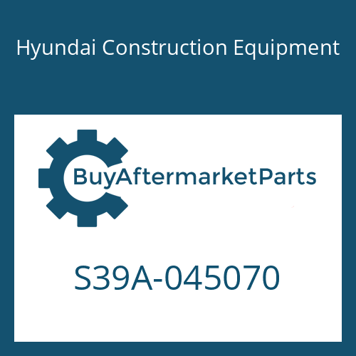 Hyundai Construction Equipment S39A-045070 - SHIM-ROUND 0.5