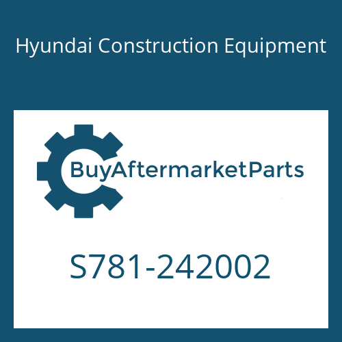 Hyundai Construction Equipment S781-242002 - STRIP-WEATHER/METER