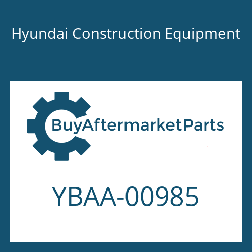 Hyundai Construction Equipment YBAA-00985 - GASKET