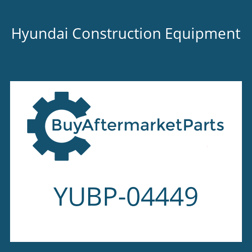 Hyundai Construction Equipment YUBP-04449 - GASKET