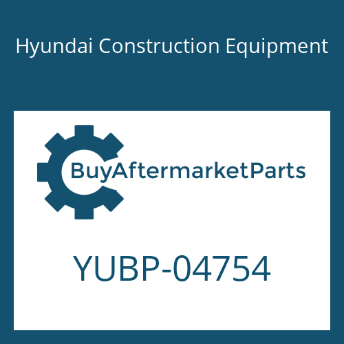 Hyundai Construction Equipment YUBP-04754 - PLUG-EXPANSION for Heavy Equipment