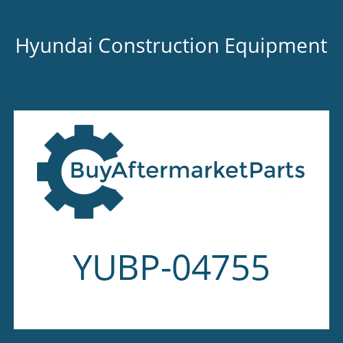 Hyundai Construction Equipment YUBP-04755 - WASHER-PLAIN for Heavy Equipment