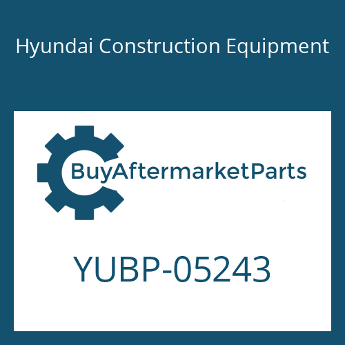 Hyundai Construction Equipment YUBP-05243 - GASKET