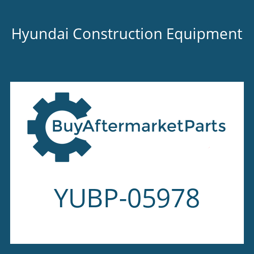 Hyundai Construction Equipment YUBP-05978 - GASKET for Heavy Equipment
