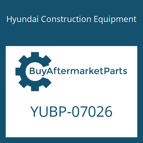 Hyundai Construction Equipment YUBP-07026 - SEAL-RECTANGULAR for Heavy Equipment