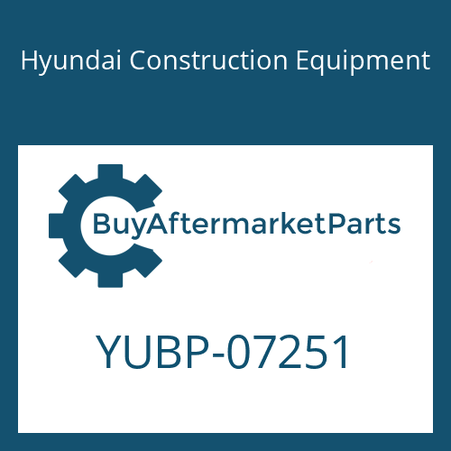 Hyundai Construction Equipment YUBP-07251 - COUPLING-PLAIN for Heavy Equipment