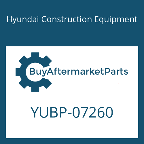 Hyundai Construction Equipment YUBP-07260 - BRACE-TUBE