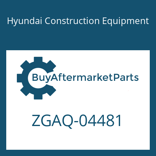Hyundai Construction Equipment ZGAQ-04481 - JOINT-BALL