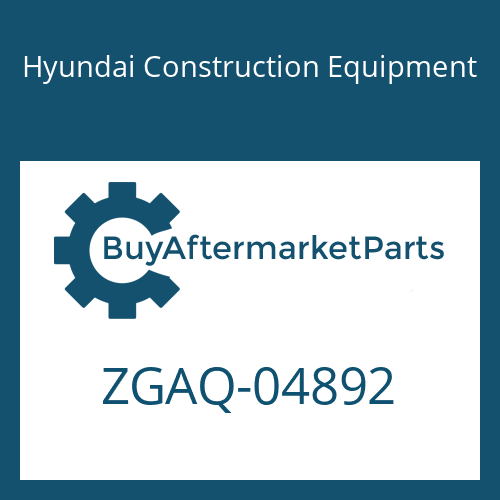 Hyundai Construction Equipment ZGAQ-04892 - HOUSING-JOINT