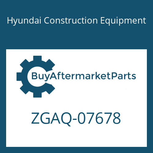 Hyundai Construction Equipment ZGAQ-07678 - BEARING-BALL