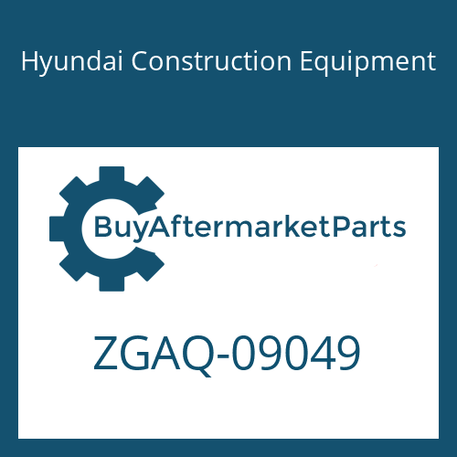 Hyundai Construction Equipment ZGAQ-09049 - SHEET