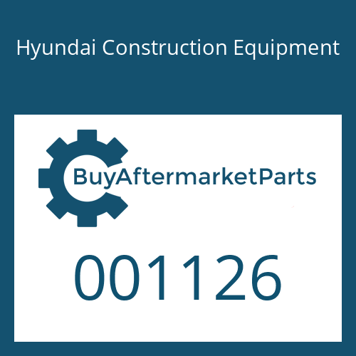 Hyundai Construction Equipment 001126 - TUBE-CYL