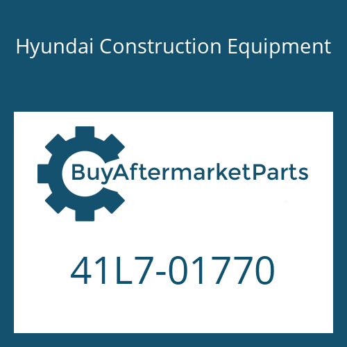 Hyundai Construction Equipment 41L7-01770 - FRAME-FRONT for Heavy Equipment