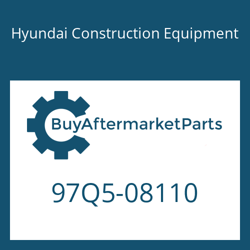 Hyundai Construction Equipment 97Q5-08110 - DECAL-LIFT CHART for Heavy Equipment