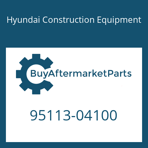 Hyundai Construction Equipment 95113-04100 - O-RING