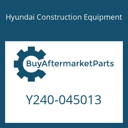 Hyundai Construction Equipment Y240-045013 - RING-BUFFER