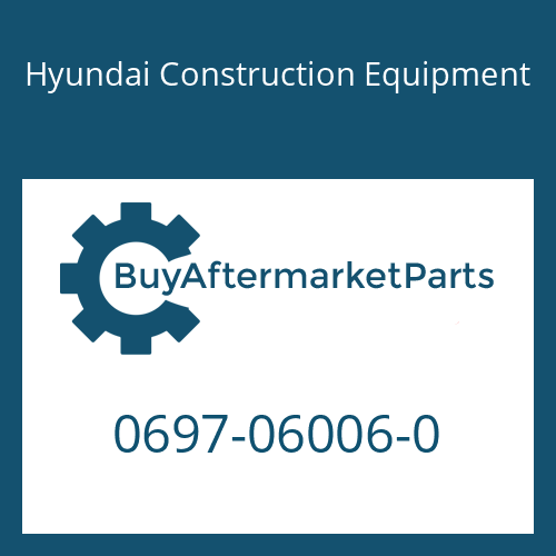 Hyundai Construction Equipment 0697-06006-0 - CONNECTOR