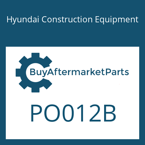 Hyundai Construction Equipment PO012B - O-RING