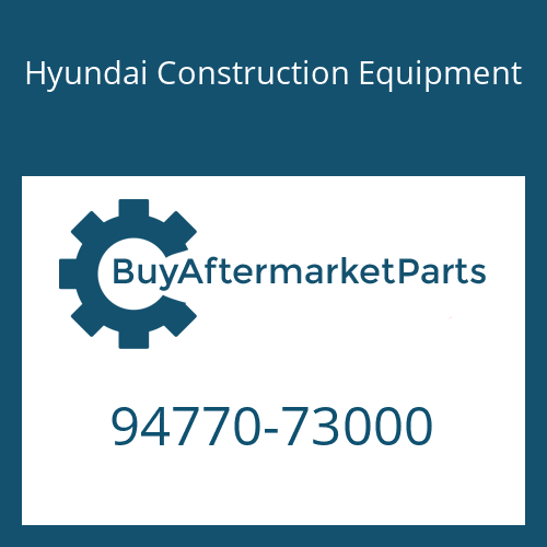 Hyundai Construction Equipment 94770-73000 - SENSOR-PRESSURE