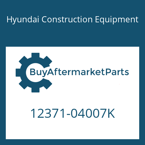 Hyundai Construction Equipment 12371-04007K - NUT