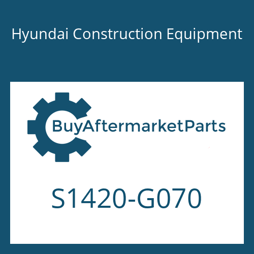 Hyundai Construction Equipment S1420-G070 - BOLT-SOCKET