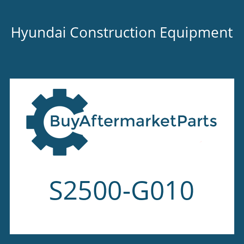 Hyundai Construction Equipment S2500-G010 - RING-BACKUP