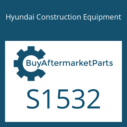 Hyundai Construction Equipment S1532 - DECAL-SERIALNUMBER for Heavy Equipment