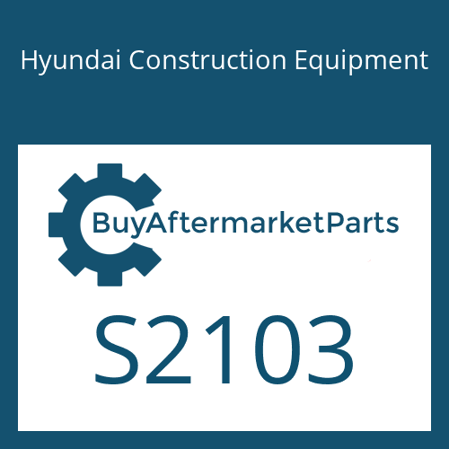Hyundai Construction Equipment S2103 - O-RING for Heavy Equipment