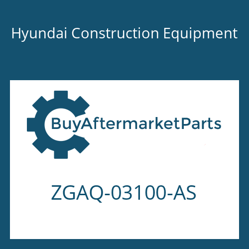 Hyundai Construction Equipment ZGAQ-03100-AS - COUPLING