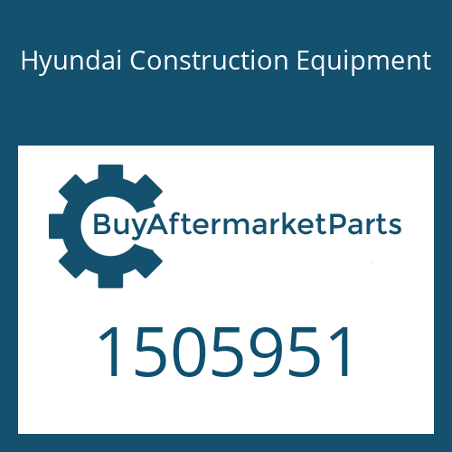 Hyundai Construction Equipment 1505951 - LOCK-WEDGE