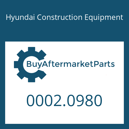 Hyundai Construction Equipment 0002.0980 - DASHBOARD-COLUMN