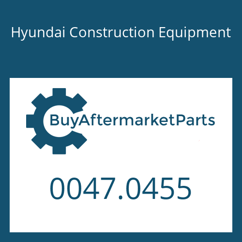 Hyundai Construction Equipment 0047.0455 - CAP-STEERING WHEEL