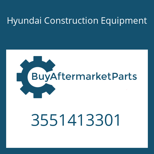 Hyundai Construction Equipment 3551413301 - SHAFT-INPUT