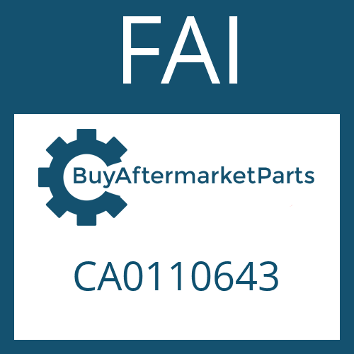 FAI CA0110643 - FRICTION PLATE