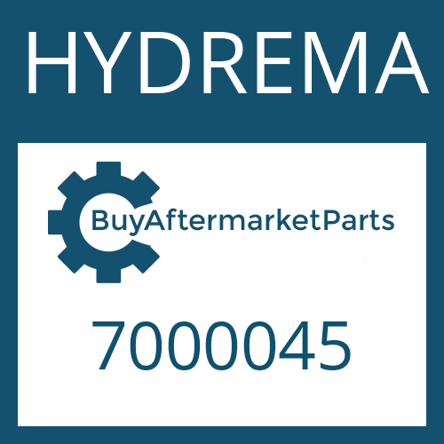 HYDREMA 7000045 - FRICTION PLATE