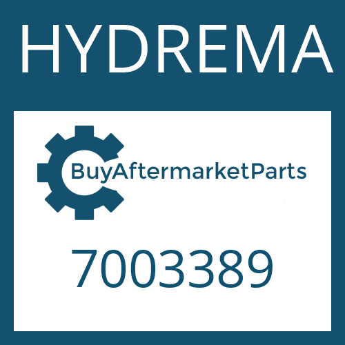 HYDREMA 7003389 - FRICTION PLATE