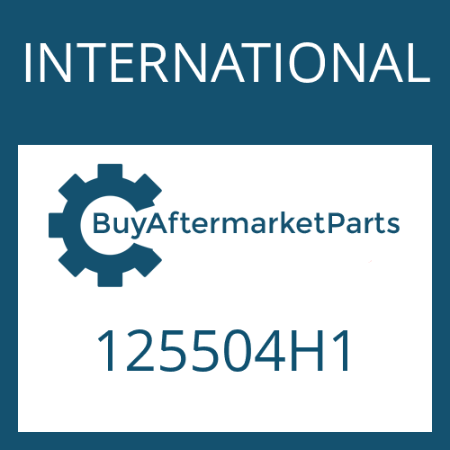 INTERNATIONAL 125504H1 - FRICTION PLATE