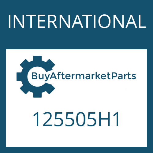 INTERNATIONAL 125505H1 - FRICTION PLATE